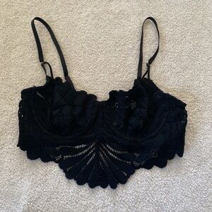 Black Lace Aerie Bra
